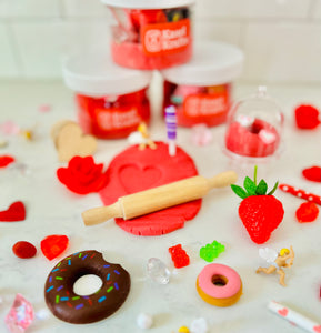 Valentine's Day Dough Jars - Kasel Krafts